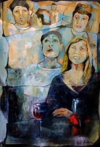 YASEMİN HOTAMIŞLIGİL DOĞAN tarafından 2024 yılında 130x90 cm ölçülerinde Tuval üzeri yağlı boya tekniği ile yapılmıştır.