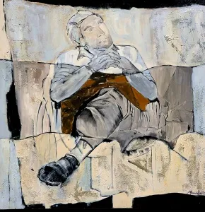 YASEMİN HOTAMIŞLIGİL DOĞAN tarafından 2025 yılında 100x100 cm ölçülerinde Tuval üzeri yağlı boya tekniği ile yapılmıştır.