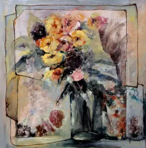 YASEMİN HOTAMIŞLIGİL DOĞAN tarafından 2025 yılında 100x100 cm ölçülerinde Tuval üzeri yağlı boya tekniği ile yapılmıştır.