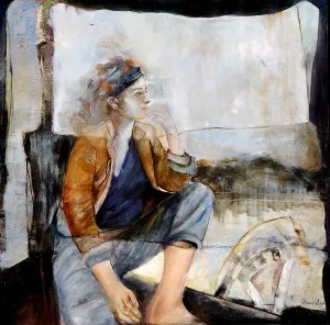 YASEMİN HOTAMIŞLIGİL DOĞAN tarafından 2025 yılında 100x100 cm ölçülerinde Tuval üzeri yağlı boya tekniği ile yapılmıştır.