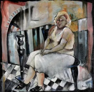 YASEMİN HOTAMIŞLIGİL DOĞAN tarafından 2025 yılında 100x100 cm ölçülerinde Tuval üzeri yağlı boya tekniği ile yapılmıştır.