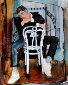 YASEMİN HOTAMIŞLIGİL DOĞAN tarafından 2025 yılında 100x80 cm ölçülerinde Tuval üzeri yağlı boya tekniği ile yapılmıştır.