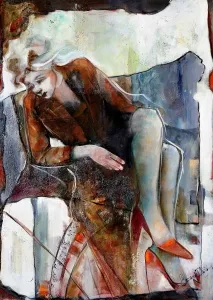 YASEMİN HOTAMIŞLIGİL DOĞAN tarafından 2025 yılında 70x50 cm ölçülerinde Tuval üzeri yağlı boya tekniği ile yapılmıştır.