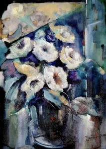 YASEMİN HOTAMIŞLIGİL DOĞAN tarafından 2025 yılında 70x50 cm ölçülerinde Tuval üzeri yağlı boya tekniği ile yapılmıştır.