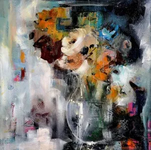 YASEMİN HOTAMIŞLIGİL DOĞAN tarafından 2024 yılında 40x40 cm ölçülerinde Tuval üzeri yağlı boya tekniği ile yapılmıştır.