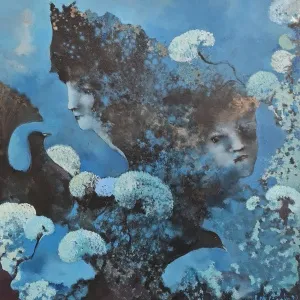 EROL PELİOĞLU tarafından 2022 yılında 60x60 cm ölçülerinde Tuval üzeri yağlı boya tekniği ile yapılmıştır.