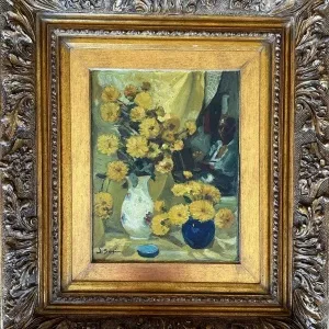 İBRAHİM SAFİ tarafından 43x33 cm ölçülerinde Tuval üzeri yağlı boya tekniği ile yapılmıştır.