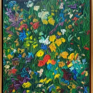 AHMET YEŞİL tarafından 2017 yılında 80x65 cm ölçülerinde Tuval üzeri yağlı boya tekniği ile yapılmıştır.