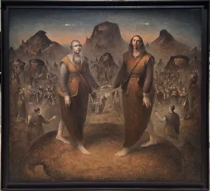 SERTAP YEĞİN tarafından 2024 yılında 180x200 cm ölçülerinde Tuval üzeri yağlı boya tekniği ile yapılmıştır.