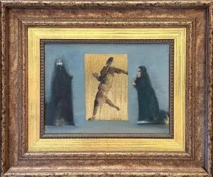 KOMET tarafından 1981 yılında 24.5x33 cm ölçülerinde Tuval üzeri yağlı boya tekniği ile yapılmıştır.