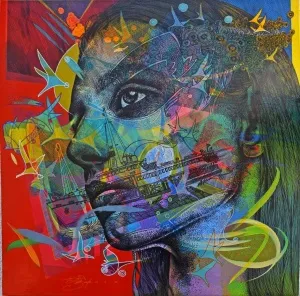 ENGİN KORKMAZ tarafından 2025 yılında 70x70 cm ölçülerinde Tuval üzeri akrilik boya tekniği ile yapılmıştır.