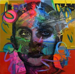 ENGİN KORKMAZ tarafından 2025 yılında 70x70 cm ölçülerinde Tuval üzeri akrilik boya tekniği ile yapılmıştır.