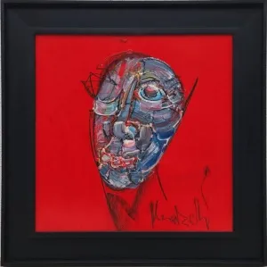 ALİ HERİSCHİ tarafından 2025 yılında 60x60 cm ölçülerinde Alçıpan panel üzeri yağlı boya tekniği ile yapılmıştır.