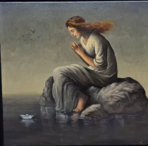 ERDİ KORKMAZ tarafından 2025 yılında 50x50 cm ölçülerinde Tuval üzeri yağlı boya tekniği ile yapılmıştır.