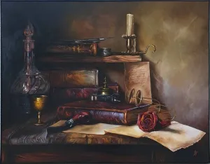 HÜSEYİN FEYZULLAH tarafından 70x90 cm ölçülerinde Tuval üzeri yağlı boya tekniği ile yapılmıştır.