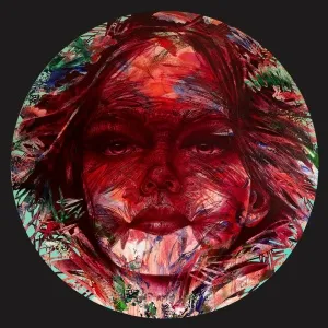 MEVLÜT AKAR tarafından 2025 yılında 150x150 cm ölçülerinde Tuval üzeri akrilik boya tekniği ile yapılmıştır.