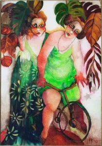 HATİCE ARAS tarafından 2024 yılında 100x70 cm ölçülerinde Saydam Yüzey Altı Akrilik Boya tekniği ile yapılmıştır.