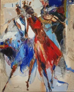 NURETTİN AKKAYA tarafından 2025 yılında 150x120 cm ölçülerinde Tuval üzeri yağlı boya tekniği ile yapılmıştır.