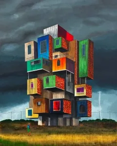 ARDA SELİM tarafından 2025 yılında 150x120 cm ölçülerinde Tuval üzeri yağlı boya tekniği ile yapılmıştır.