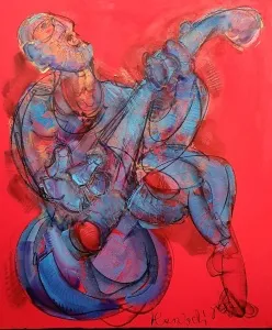 ALİ HERİSCHİ tarafından 2024 yılında 120x100 cm ölçülerinde Tuval üzeri yağlı boya tekniği ile yapılmıştır.