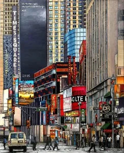 HATİCE YAMAN tarafından 2024 yılında 100x80 cm ölçülerinde Tuval üzeri yağlı boya tekniği ile yapılmıştır.