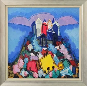 ADNAN TURANİ tarafından 2014 yılında 80x80 cm ölçülerinde Tuval üzeri yağlı boya tekniği ile yapılmıştır.