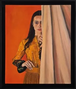 İLHAN HARUN CAN tarafından 2023 yılında 60x50 cm ölçülerinde Tuval üzeri yağlı boya tekniği ile yapılmıştır.