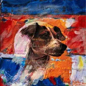 YETKİN YAĞCI tarafından 2019 yılında 25x25 cm ölçülerinde Tuval üzeri yağlı boya tekniği ile yapılmıştır.