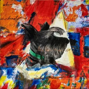 YETKİN YAĞCI tarafından 2019 yılında 25x25 cm ölçülerinde Tuval üzeri yağlı boya tekniği ile yapılmıştır.