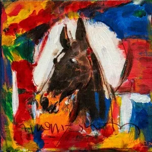 YETKİN YAĞCI tarafından 2019 yılında 25x25 cm ölçülerinde Tuval üzeri yağlı boya tekniği ile yapılmıştır.