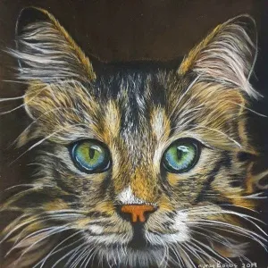 NURAY BOĞUÇ tarafından 2019 yılında 25x25 cm ölçülerinde Kağıt üzeri karışık teknik tekniği ile yapılmıştır.