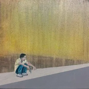 ORÇUN ÇADIRCI tarafından 2019 yılında 25x25 cm ölçülerinde Tuval üzeri yağlı boya tekniği ile yapılmıştır.