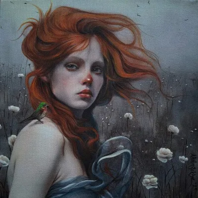 ZEKİYE AKALIN tarafından 2025 yılında 25x25 cm ölçülerinde Tuval üzeri karışık teknik tekniği ile yapılmıştır.