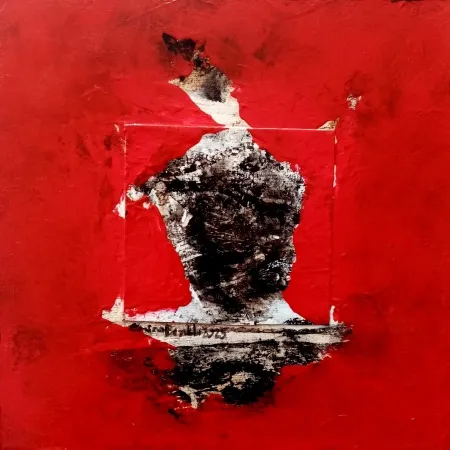 EMİNE BIYIKLI tarafından 2025 yılında 25x25 cm ölçülerinde Tuval üzeri karışık teknik tekniği ile yapılmıştır.