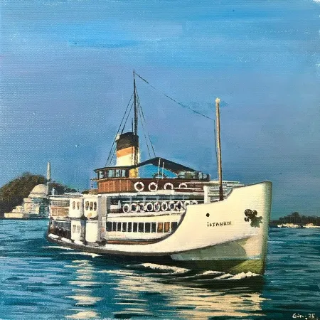 GÜRAY UYGUN tarafından 2025 yılında 25x25 cm ölçülerinde Tuval üzeri akrilik boya tekniği ile yapılmıştır.