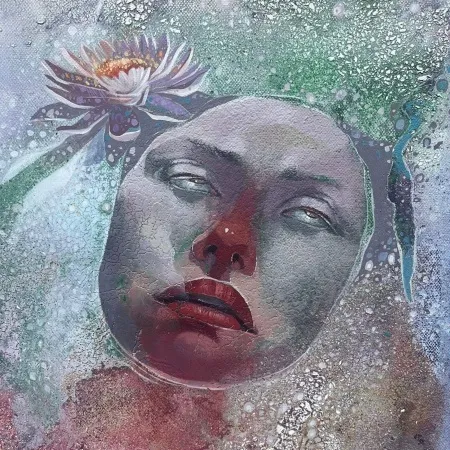 HAKAN ERASLAN tarafından 2025 yılında 25x25 cm ölçülerinde Tuval üzeri akrilik boya tekniği ile yapılmıştır.