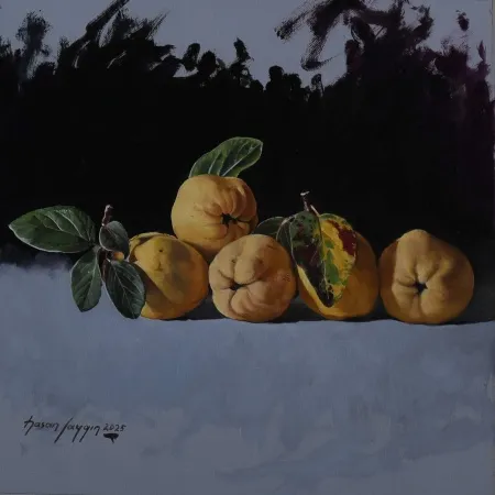 HASAN SAYGIN tarafından 2025 yılında 25x25 cm ölçülerinde Tuval üzeri yağlı boya tekniği ile yapılmıştır.