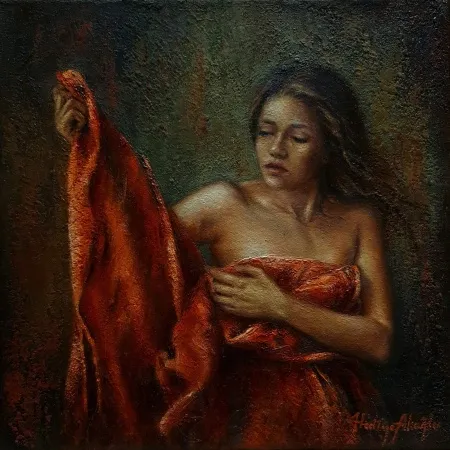 HEDİYE AKOĞLU tarafından 2025 yılında 25x25 cm ölçülerinde Tuval üzeri yağlı boya tekniği ile yapılmıştır.