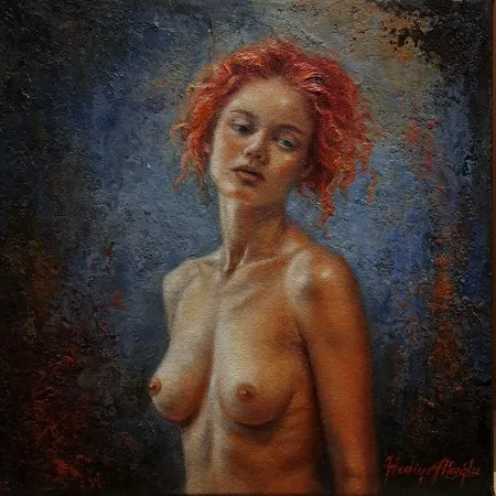 HEDİYE AKOĞLU tarafından 2025 yılında 25x25 cm ölçülerinde Tuval üzeri yağlı boya tekniği ile yapılmıştır.