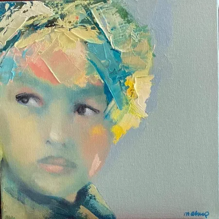 MEHVEŞ ÖGEL tarafından 2025 yılında 25x25 cm ölçülerinde Tuval üzeri yağlı boya tekniği ile yapılmıştır.