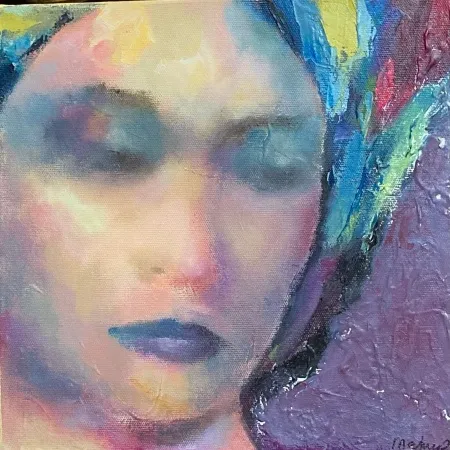 MEHVEŞ ÖGEL tarafından 2025 yılında 25x25 cm ölçülerinde Tuval üzeri yağlı boya tekniği ile yapılmıştır.