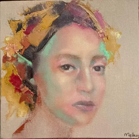 MEHVEŞ ÖGEL tarafından 2025 yılında 25x25 cm ölçülerinde Tuval üzeri yağlı boya tekniği ile yapılmıştır.