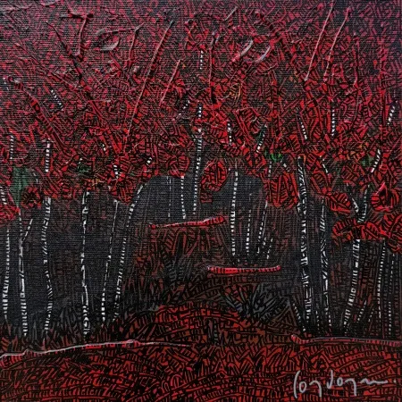 MURAT ÖZDOĞRU tarafından 2025 yılında 25x25 cm ölçülerinde Tuval üzeri akrilik boya tekniği ile yapılmıştır.