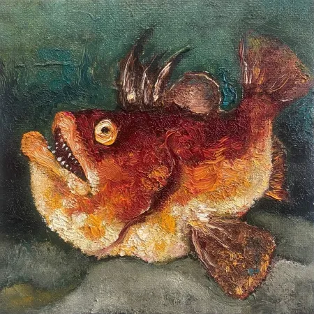 MURAT TOLGA tarafından 2025 yılında 25x25 cm ölçülerinde Tuval üzeri yağlı boya tekniği ile yapılmıştır.