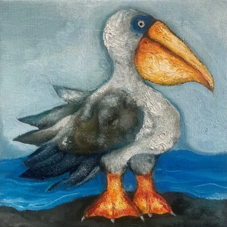 MURAT TOLGA tarafından 2025 yılında 25x25 cm ölçülerinde Tuval üzeri yağlı boya tekniği ile yapılmıştır.