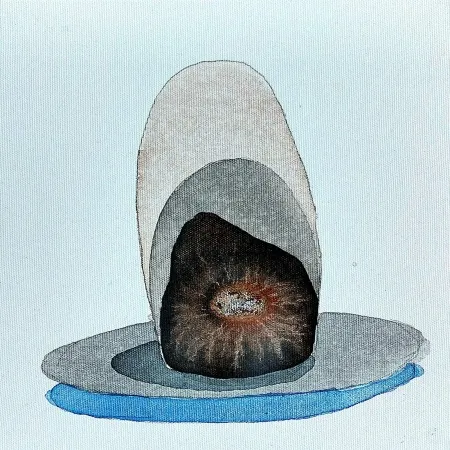 TANSEL TÜRKDOĞAN tarafından 2025 yılında 25x25 cm ölçülerinde Tuval üzeri akrilik boya tekniği ile yapılmıştır.