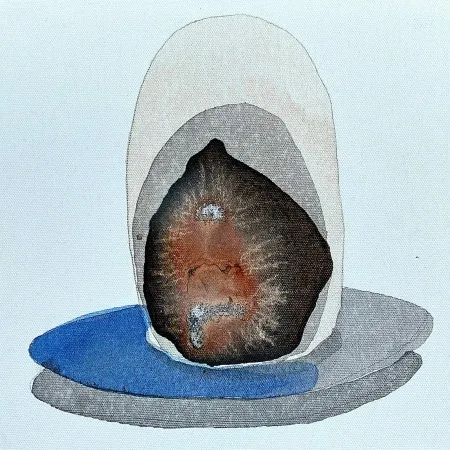 TANSEL TÜRKDOĞAN tarafından 2025 yılında 25x25 cm ölçülerinde Tuval üzeri akrilik boya tekniği ile yapılmıştır.