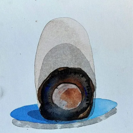 TANSEL TÜRKDOĞAN tarafından 2025 yılında 25x25 cm ölçülerinde Tuval üzeri akrilik boya tekniği ile yapılmıştır.