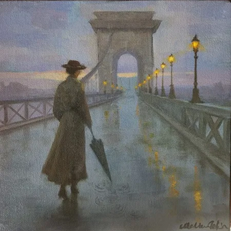 MELTEM TEKİN tarafından 2025 yılında 25x25 cm ölçülerinde Tuval üzeri yağlı boya tekniği ile yapılmıştır.