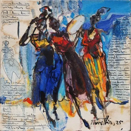 NURETTİN AKKAYA tarafından 2025 yılında 25x25 cm ölçülerinde Tuval üzeri yağlı boya tekniği ile yapılmıştır.